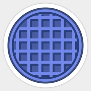 Blue Waffle Sticker